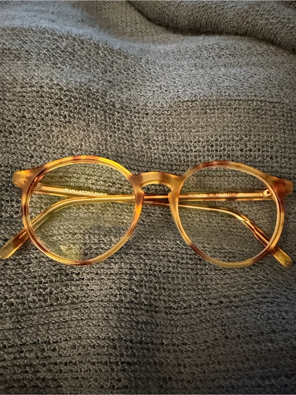 Jean Lafont Paris PANTHEON 330 Tortoise Eyeglasses Frames 50-17 130 France CE